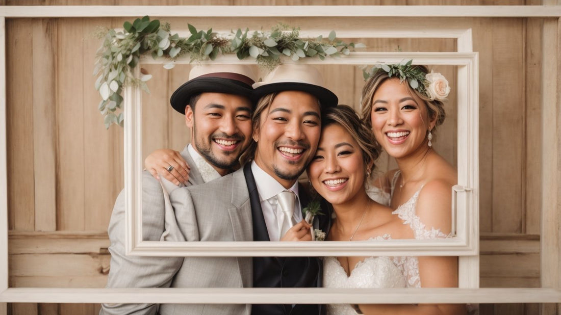 Unique Wedding Photo Booth Frame Ideas to Capture Best Moments - Photobooth Décor