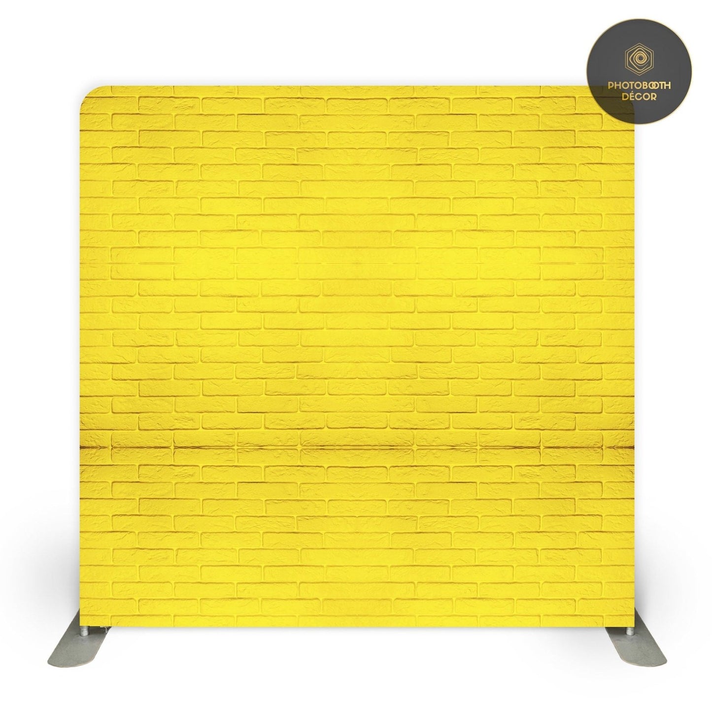Brick Wall - Golden Glow - Photobooth Décor