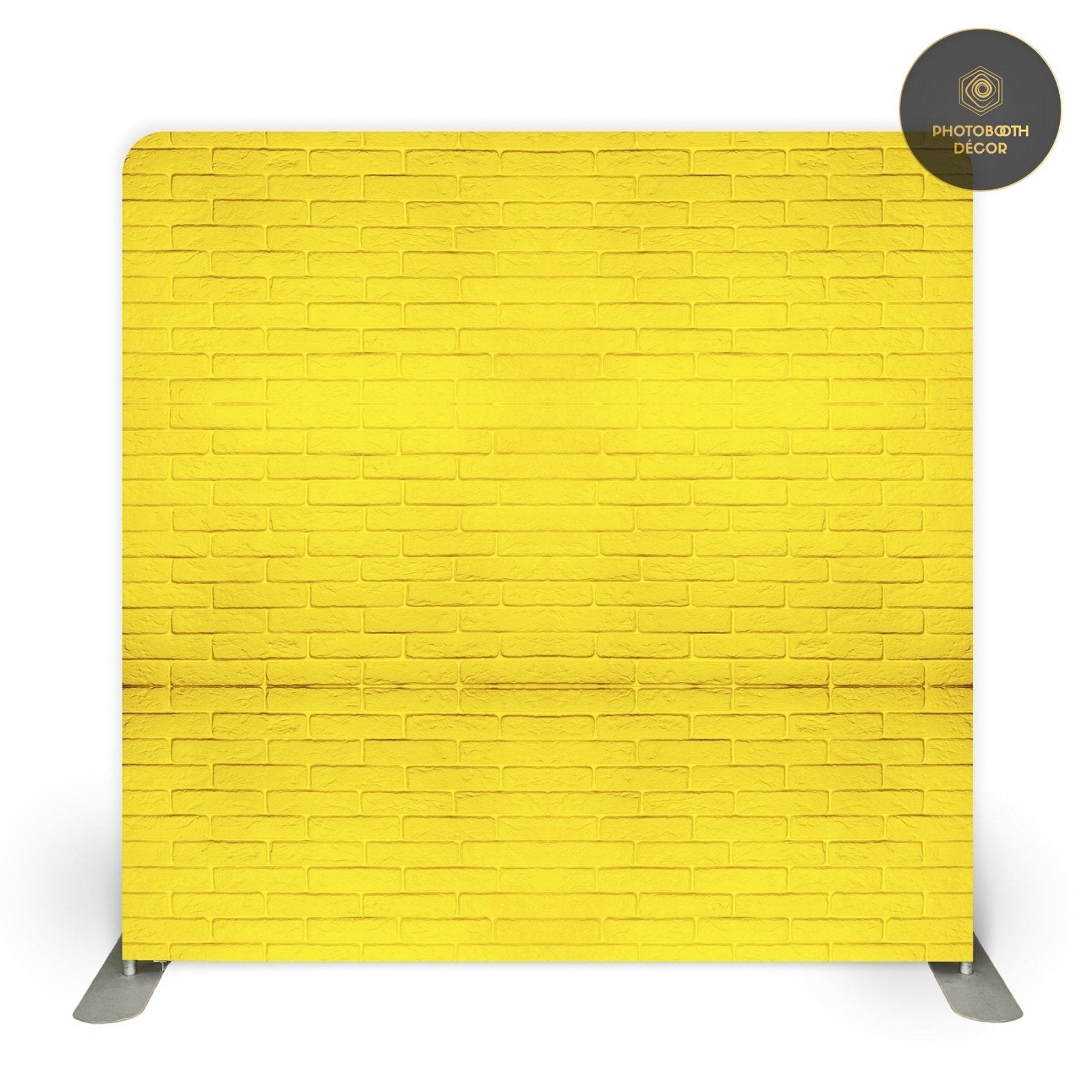 Brick Wall - Golden Glow - Photobooth Décor
