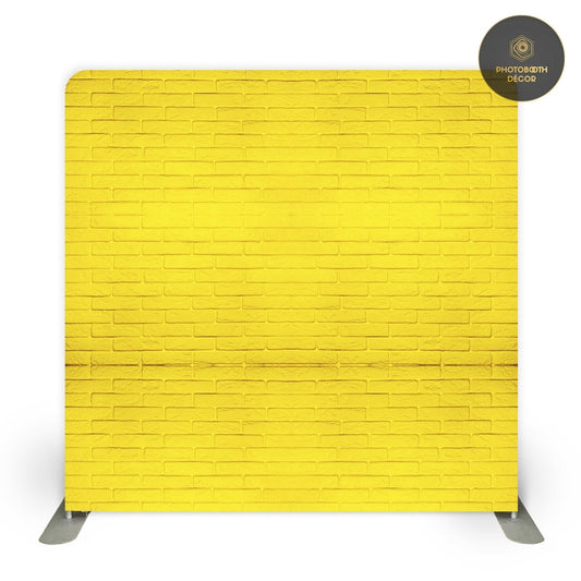 Brick Wall - Golden Glow - Photobooth Décor