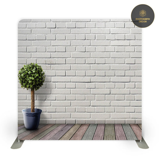 Brick Wall - Whispering Ivory - Photobooth Décor