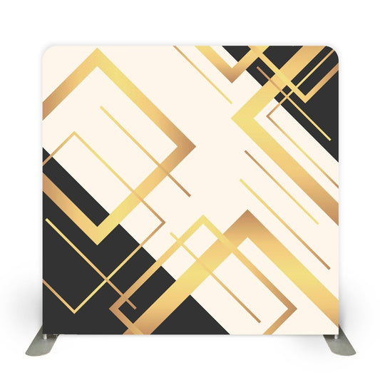 Geometric - Golden Cubes - Photobooth Décor