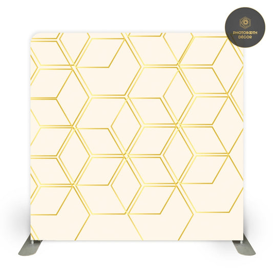 Geometric - Golden Geometry - Photobooth Décor