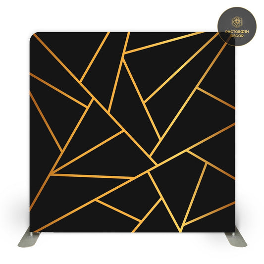 Geometric - Golden Glamour - Photobooth Décor