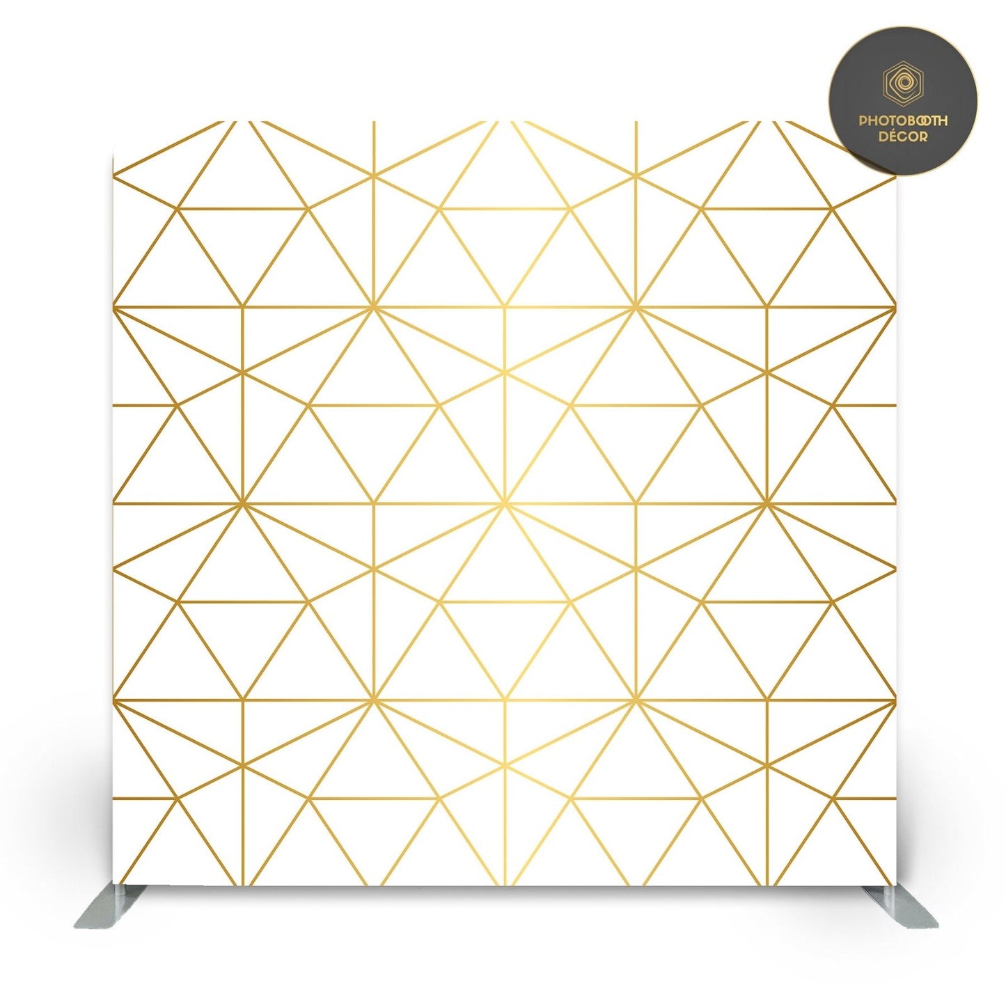 Geometric sacred triforce - White - Photobooth Décor