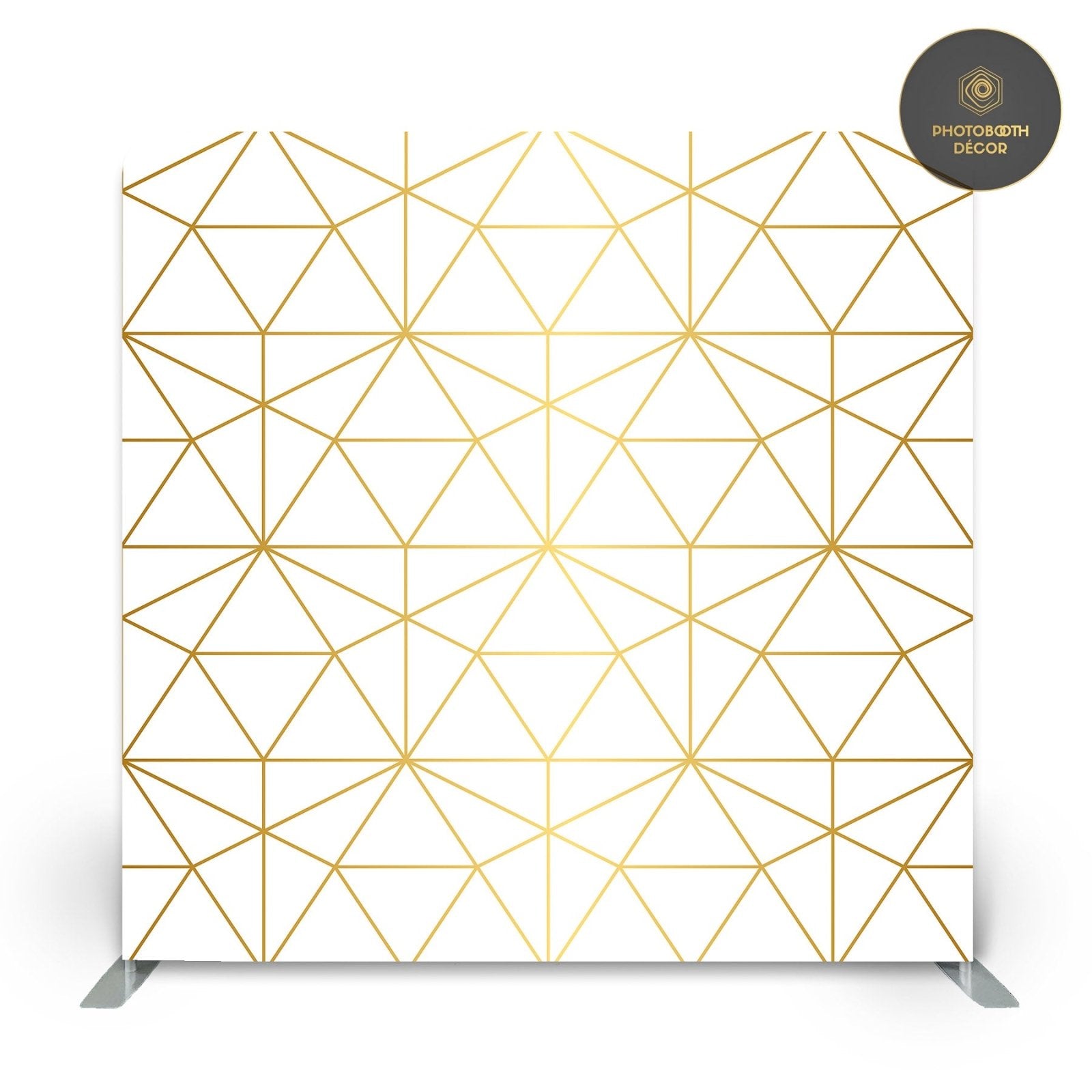 Geometric sacred triforce - White - Photobooth Décor