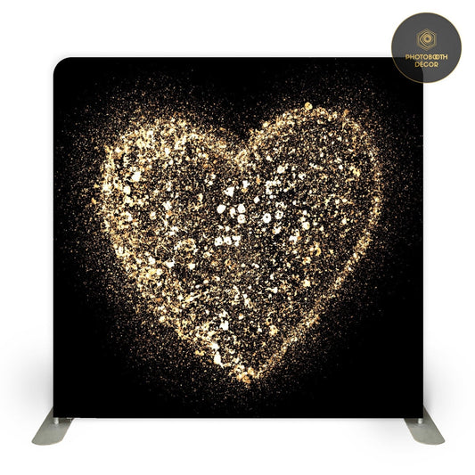 Hearts Collection - Golden Heartshine - Photobooth Décor