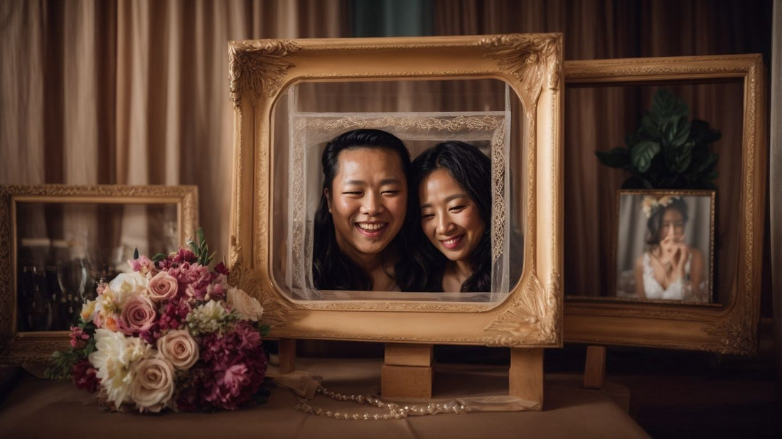 10 Creative Wedding Photo Booth Frame Ideas to Capture Memorable Moments - Photobooth Décor