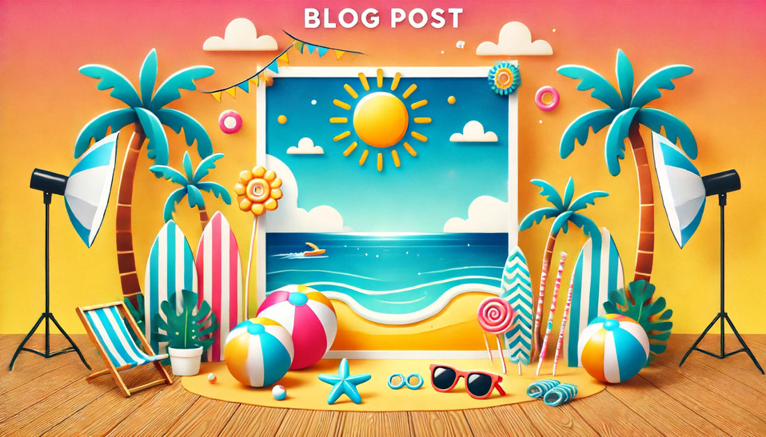 Beach Photo Booth Backdrops - Photobooth Décor