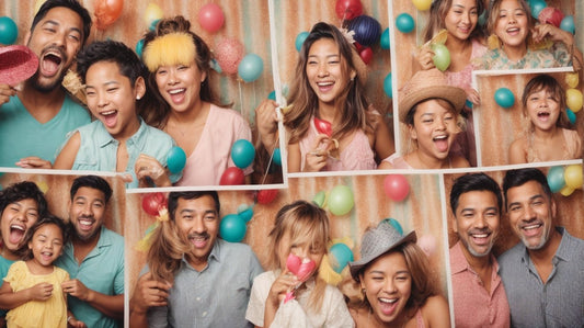 Capture Memorable Moments with Family Reunion Photo Booth Props - Photobooth Décor