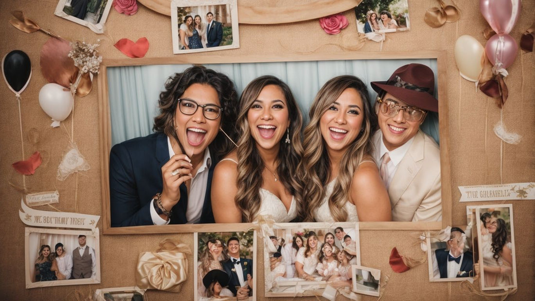 Capture Memories with a Wedding Photo Booth Guestbook - Photobooth Décor