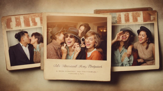 Capture Memories with Vintage-Style Photo Booth Prints - Photobooth Décor