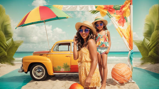 Capture the Perfect Beach Vibes with Beach-Themed Photo Booth Backgrounds - Photobooth Décor