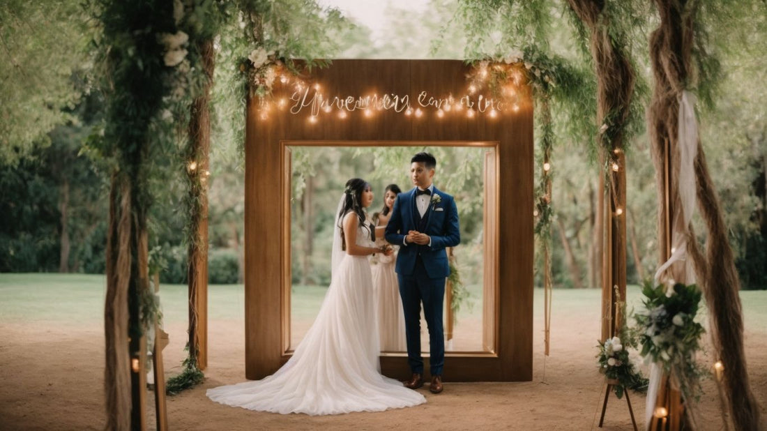 Create Unforgettable Wedding Memories with a Mirror Photo Booth - Photobooth Décor