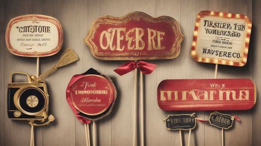 Creative and Customized Photo Booth Props for Memorable Events - Photobooth Décor