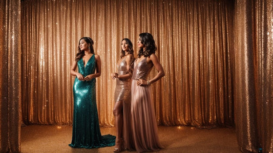 Elevate Your Party Photos with Stunning Sequin Photo Booth Backdrops - Photobooth Décor