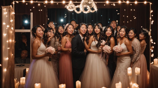 Enhance your wedding photos with professional photo booth lighting - Photobooth Décor