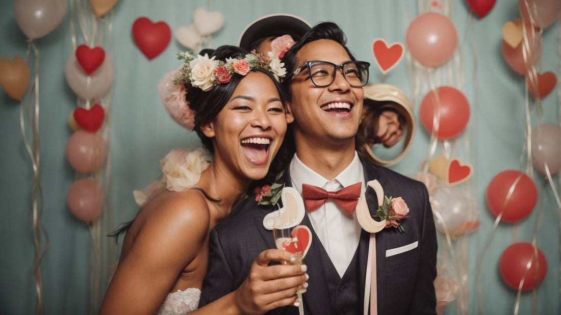 Enhance Your Wedding with Fun and Trendy Photo Booth Props - Photobooth Décor