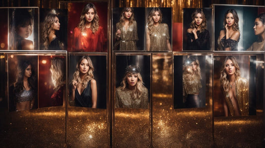 High-quality Metallic Photo Booth Prints for Stunning Party Memories - Photobooth Décor