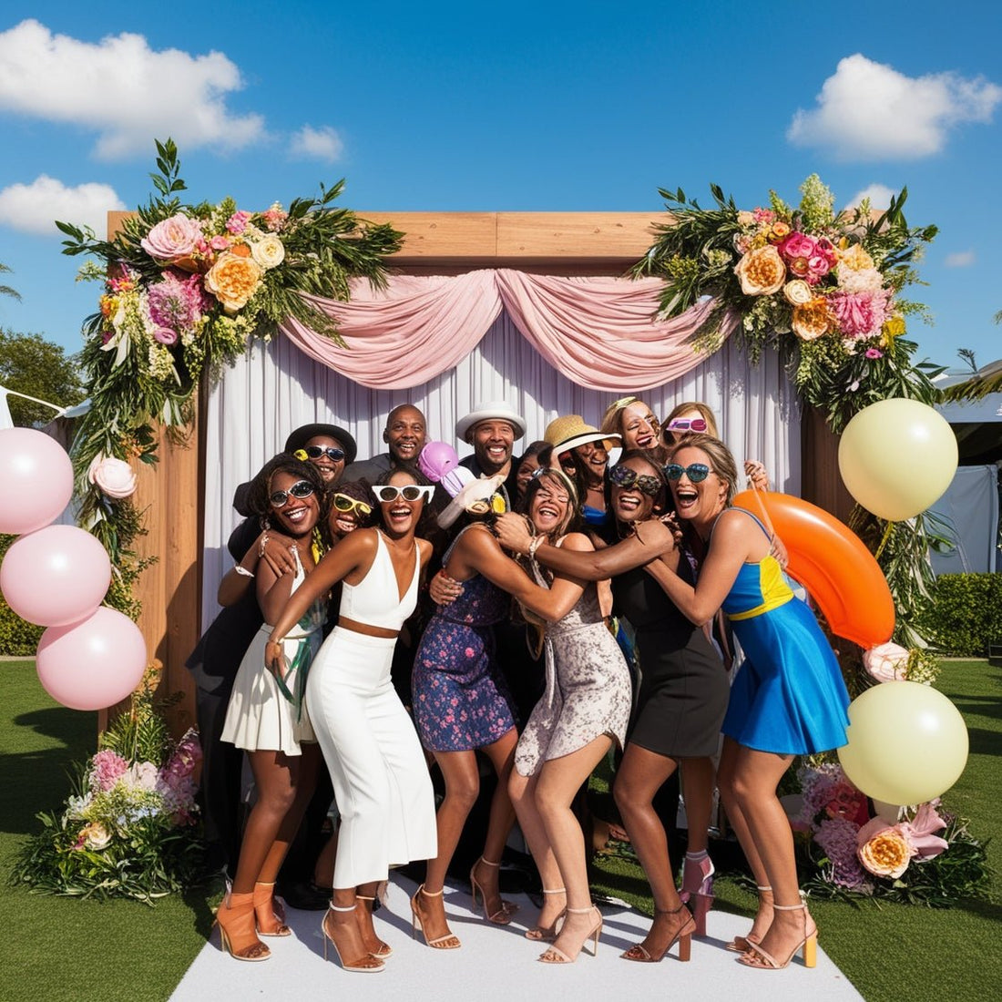 Outdoor Photo Booth Backdrops: Make Your Event Photos Amazing - Photobooth Décor