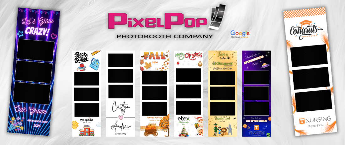 Photo Booth Rental Knoxville, TN | Pixel Pop Photo Booth Company - Photobooth Décor