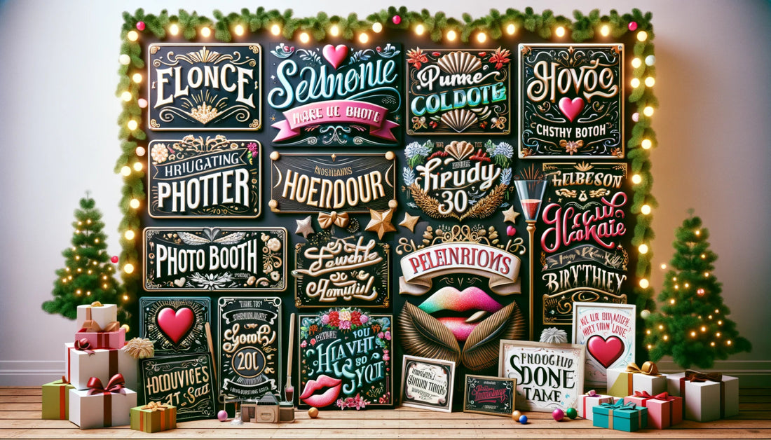 Types of Photo Booth Signs – Photobooth Décor