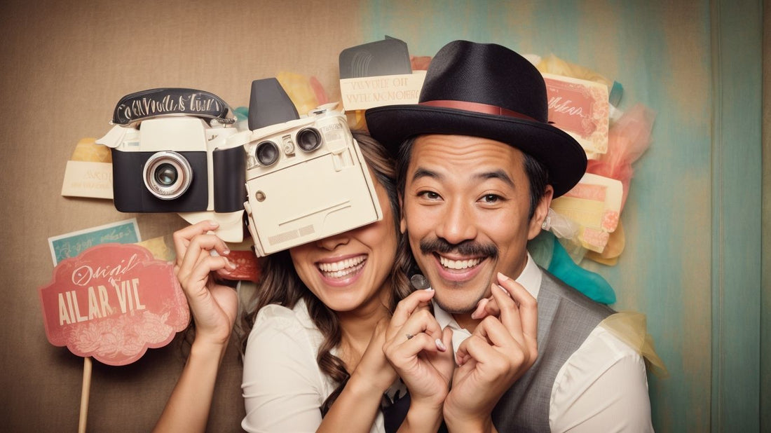Unleash Your Creativity with Unique Wedding Photo Booth Props - Photobooth Décor
