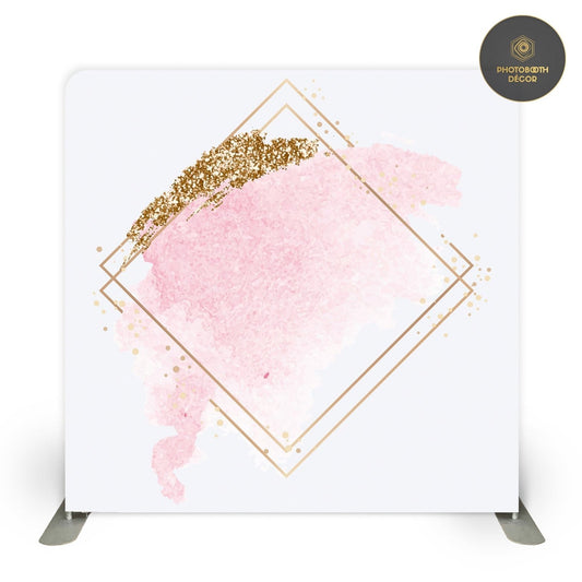 Geometric - Golden Blush Elegance - Photobooth Décor