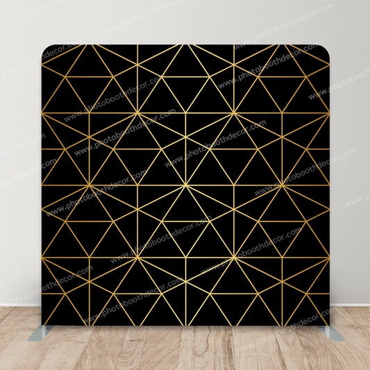 Geometric sacred triforce - Black - photoboothdecor
