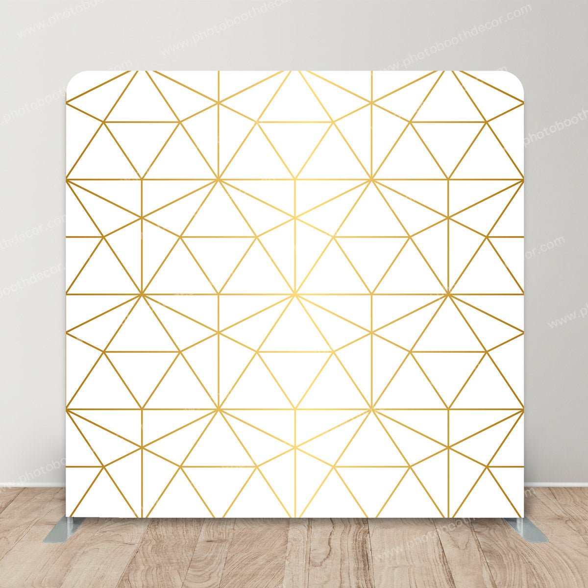 Geometric sacred triforce - White - photoboothdecor