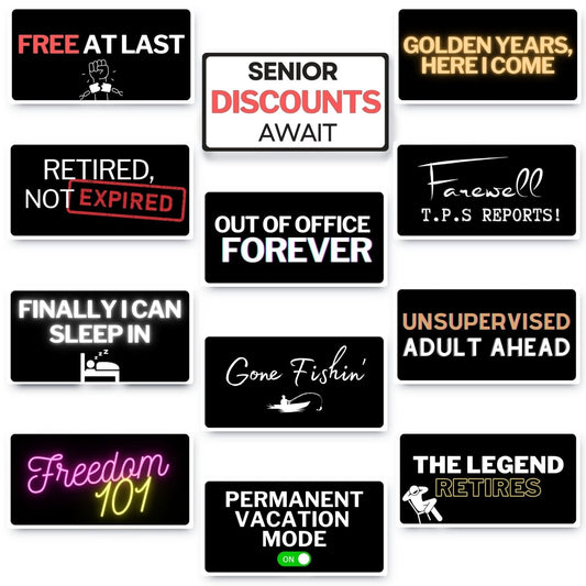 Photo Booth Sign: Retirement Relaxation Edition - Photobooth Décor